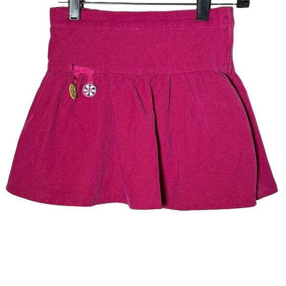 Gymboree Other - Gymboree Girls Skort Pink Size 6 Skirt A Line Corduroy Cotton Ruffle Solid Kids